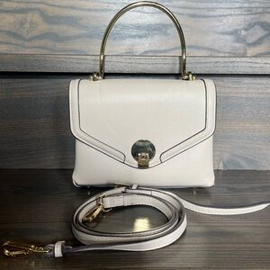 Sondra Roberts Squared Cream Purse